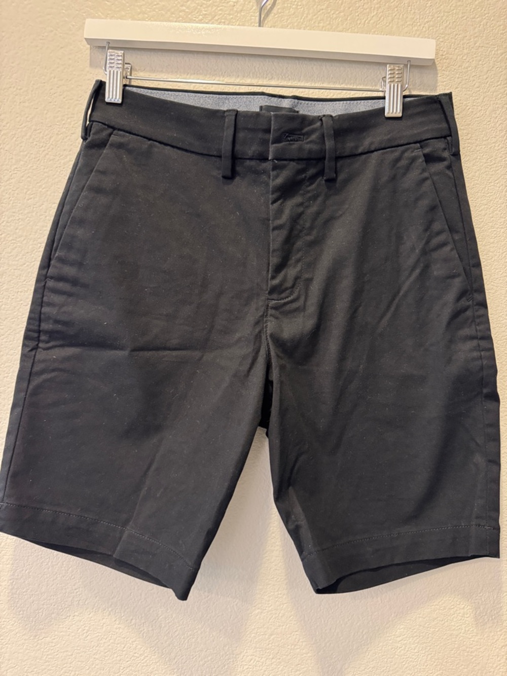 Express Black Flat Front Men's Shorts